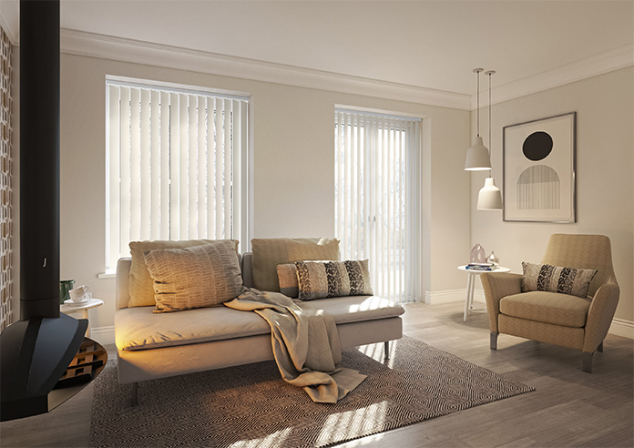 Andromeda, Estate Cream - Vertical Blind - Image 7